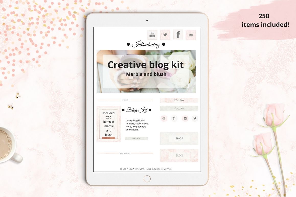 The Creative blog kit example image