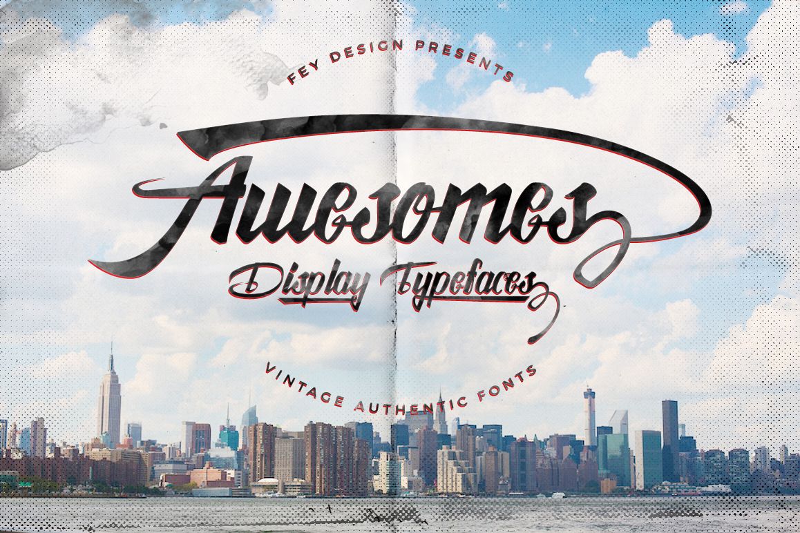 Awesome Display Typeface example image