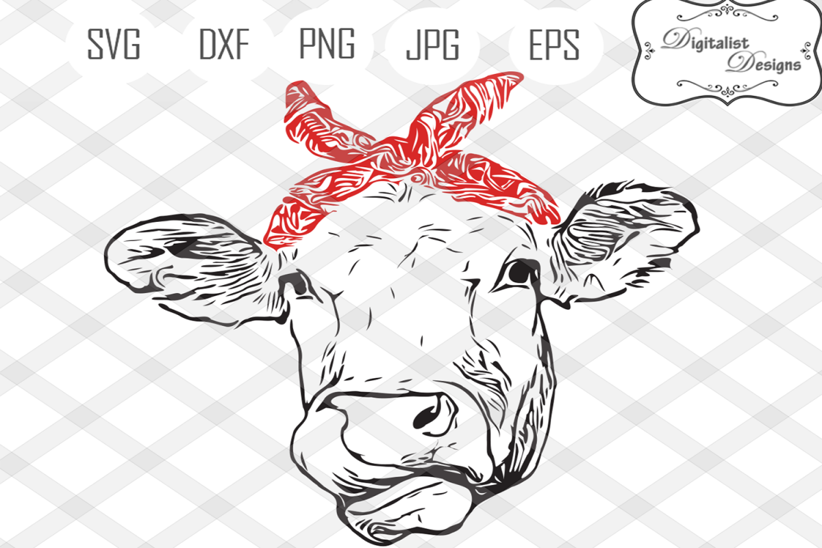 Download Cow svg, cow clipart, cow face svg, svg | Design Bundles