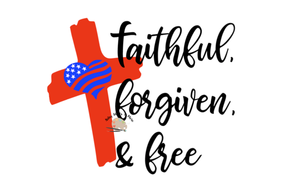 Download Faithful Forgiven & Free SVG CUT file F | Design Bundles