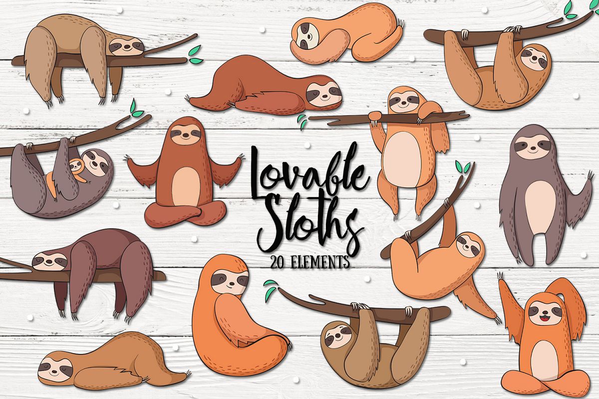 Lovable Sloths example image