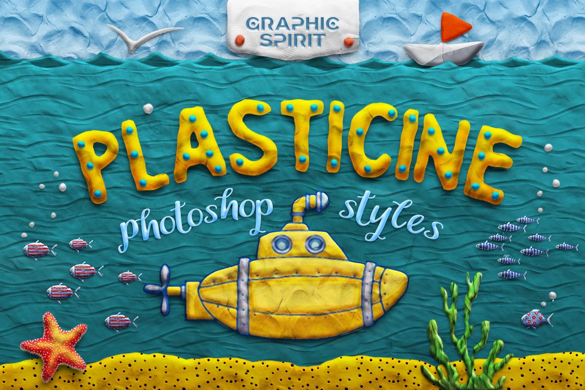 PLASTICINE Photoshop Toolkit example image