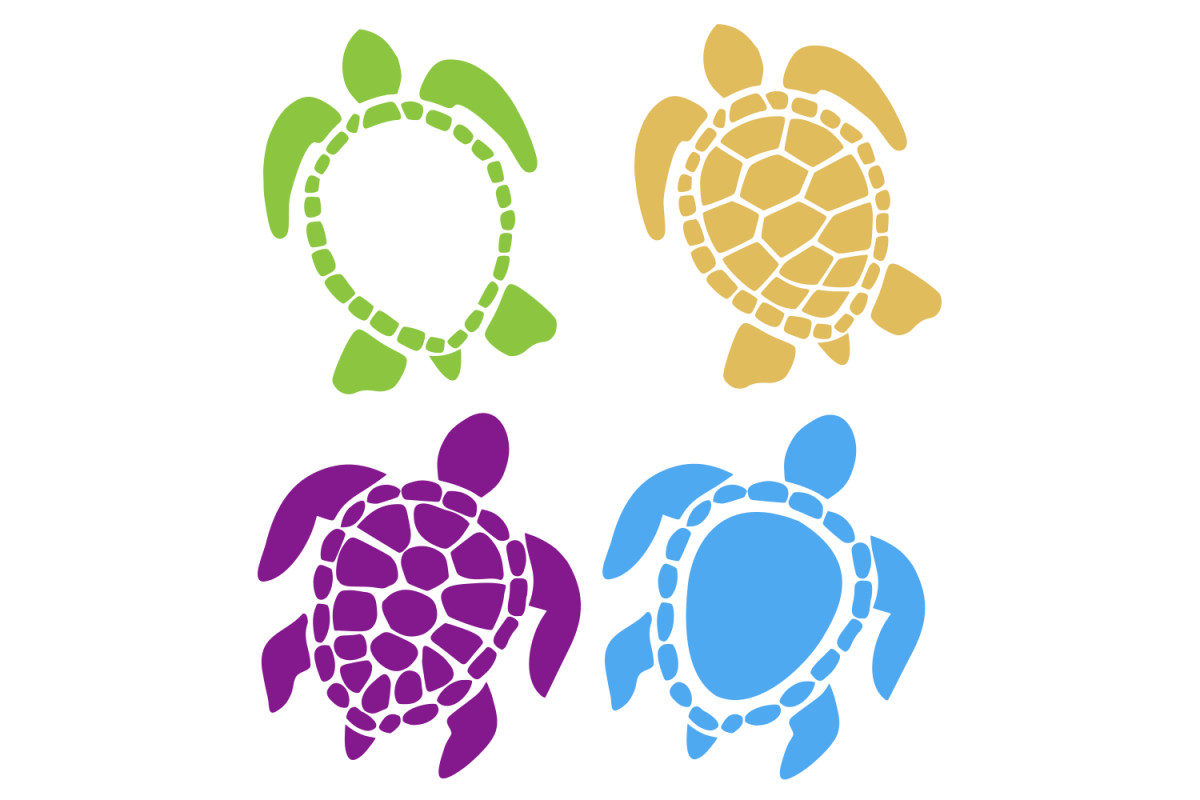 Download Turtles SVG by Crystalline Design | Design Bundles