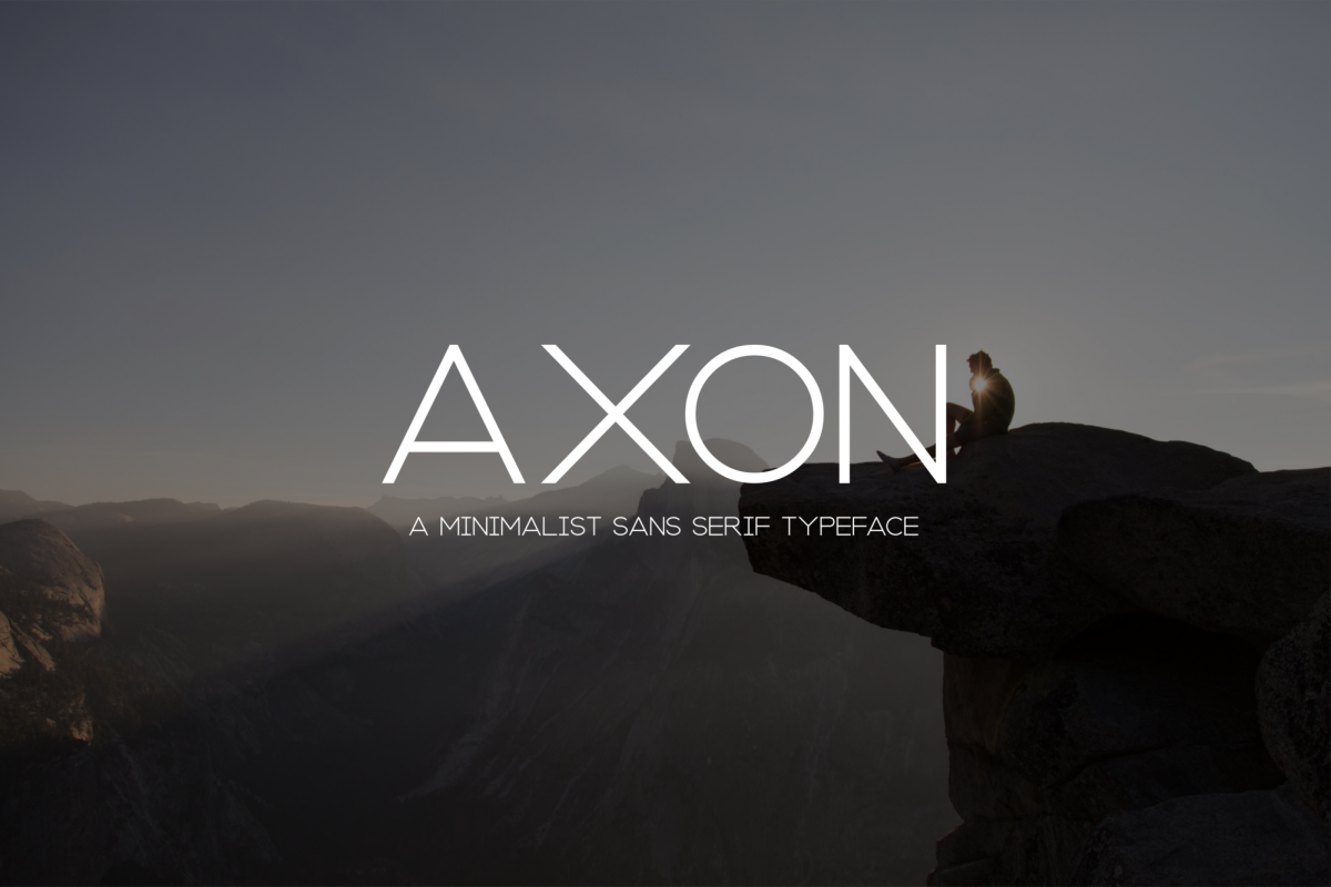 Axon | Minimalist Sans Serif Family example image