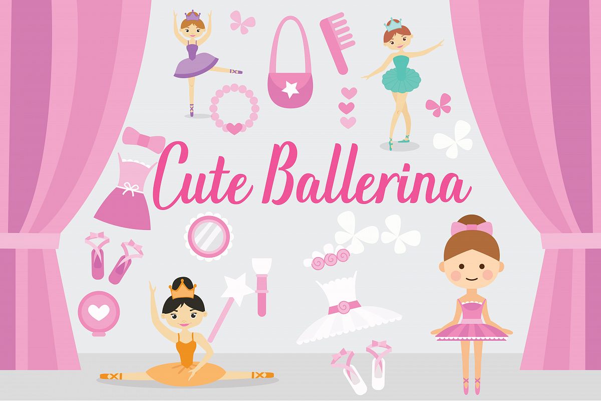Ballerina,ballerinas,ballerina elements,ballerina clipart,ballet clipart example image