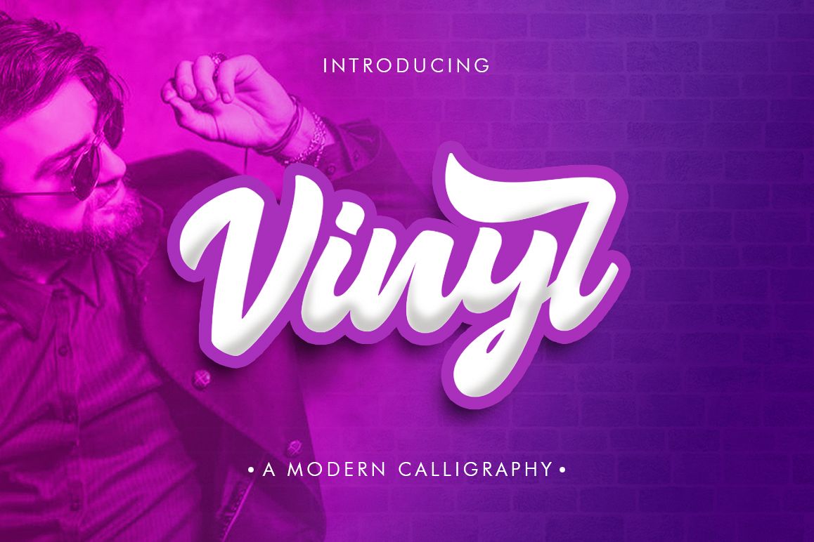 Vinyl Script example image