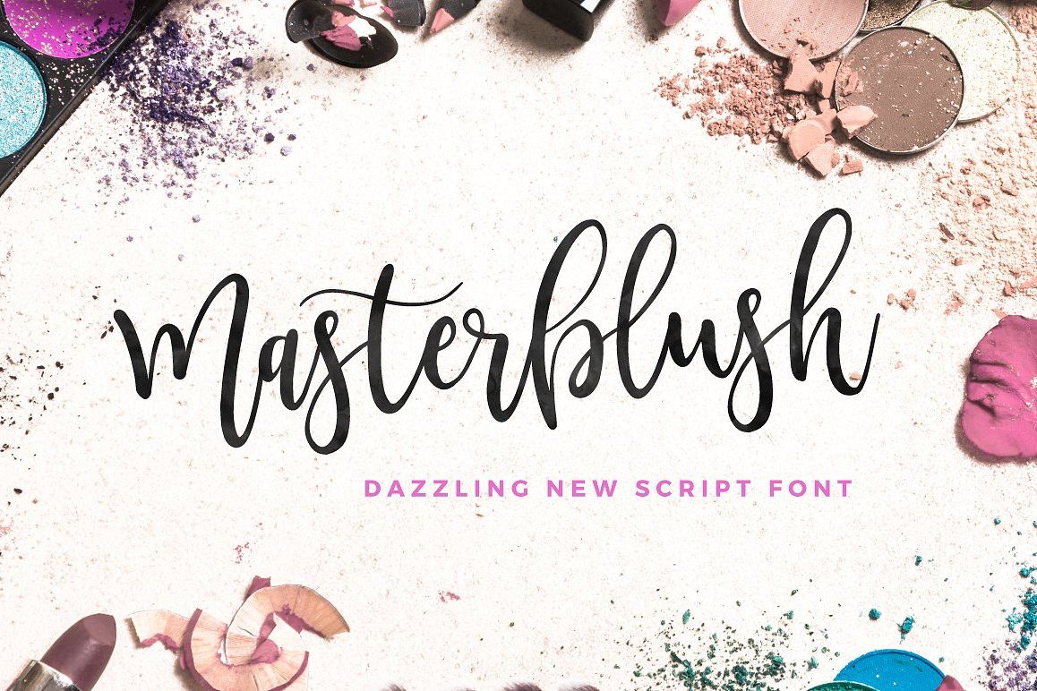 Masterblush Font example image
