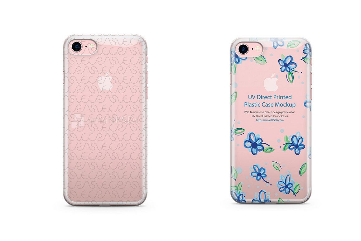 Download Apple iPhone 7- UV PC Clear Mobile Case | Design Bundles