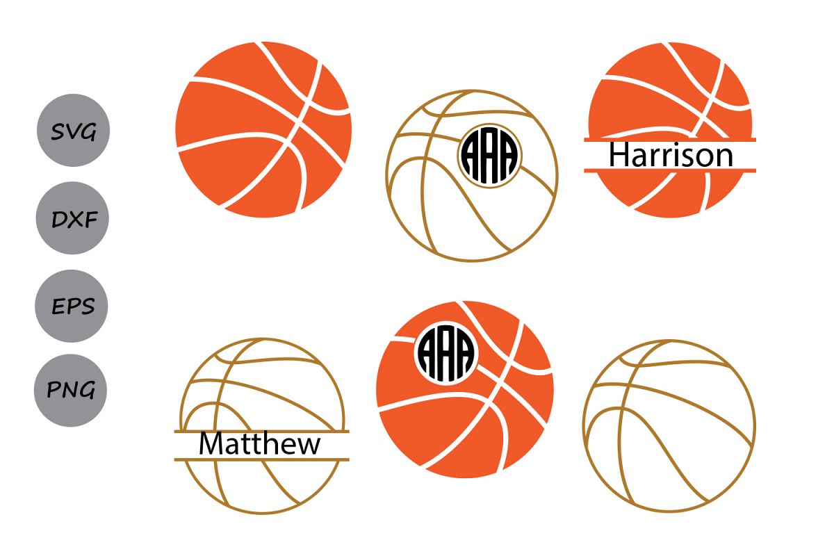 Download Basketball svg files, Basketball monogr | Design Bundles