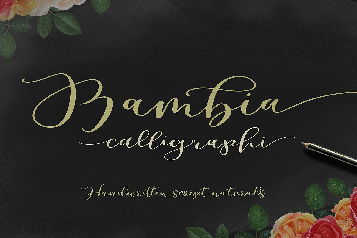 Bambia Calligraphy example image