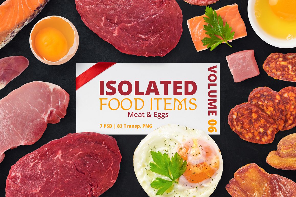 Isolated Food Items Vol.6 example image