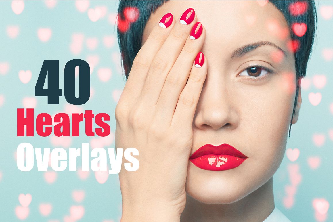 Hearts Overlays example image