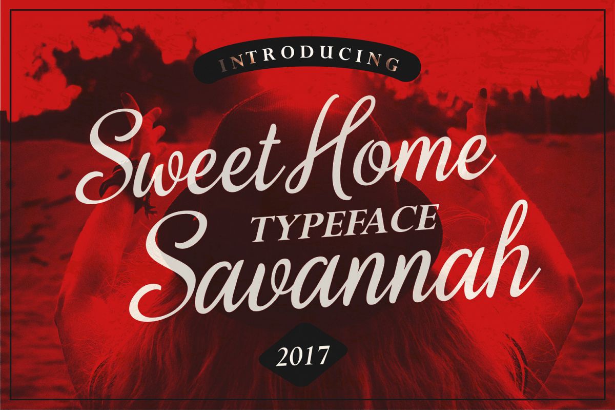 Sweet Home Savannah Font Duo example image
