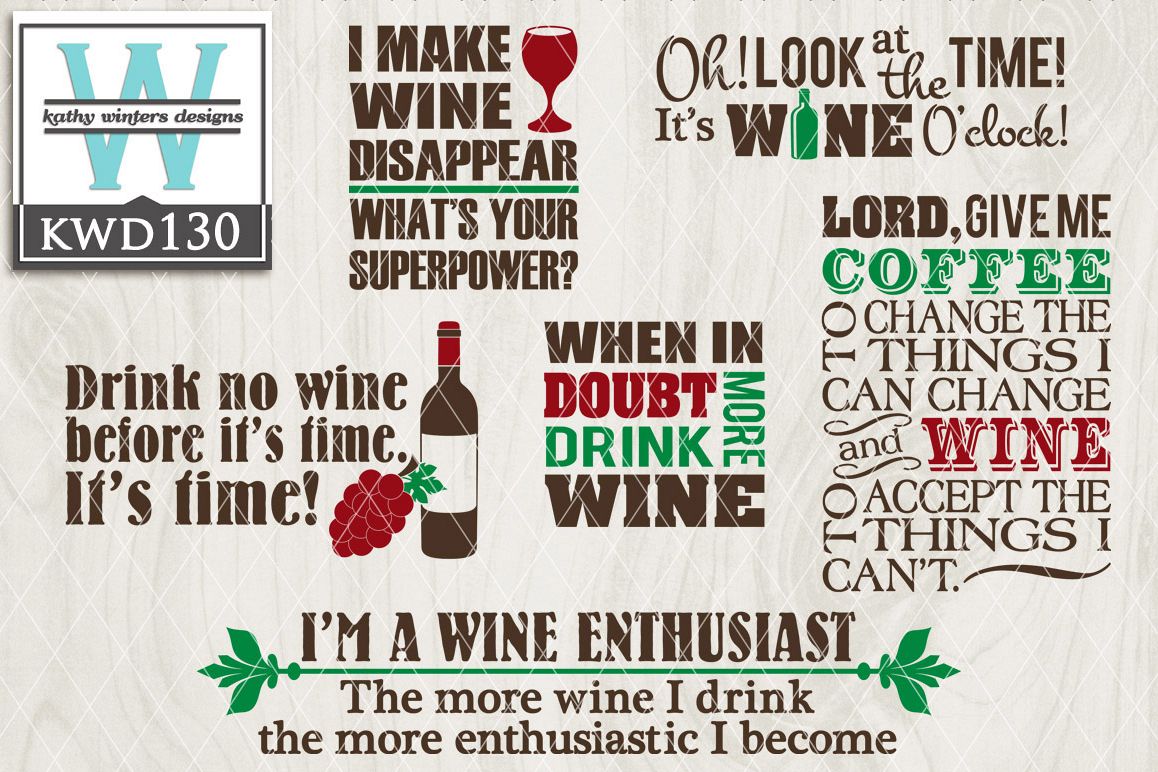 Wine Cutting File KWD130 example image