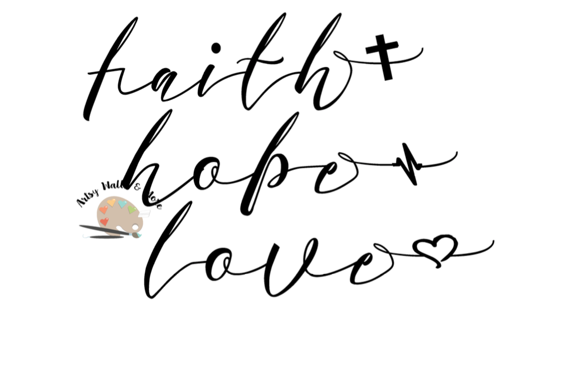 Download faith hope love svg CUT file Christian | Design Bundles