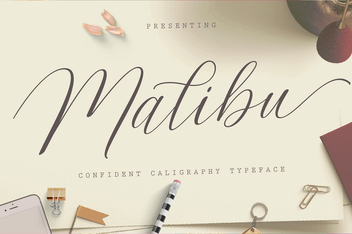Malibu Script example image