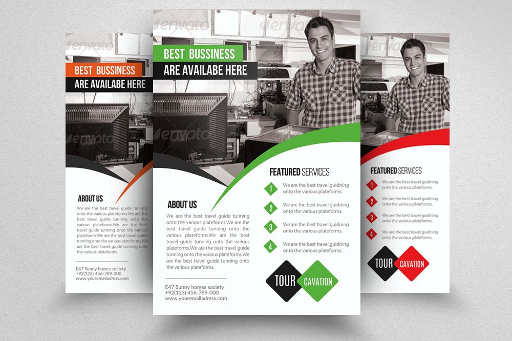 computer repair flyer template