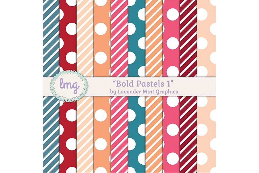 Bold Pastels 1 example image