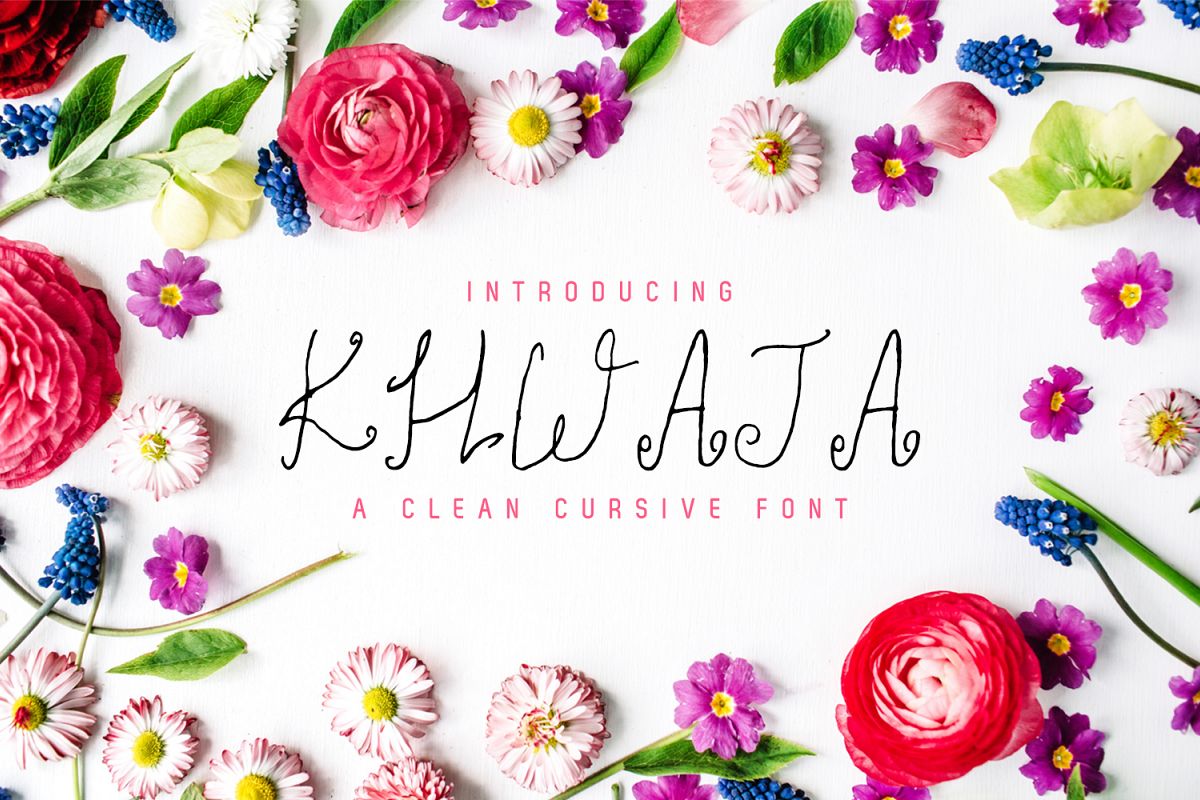 Khwaja Script Typeface example image