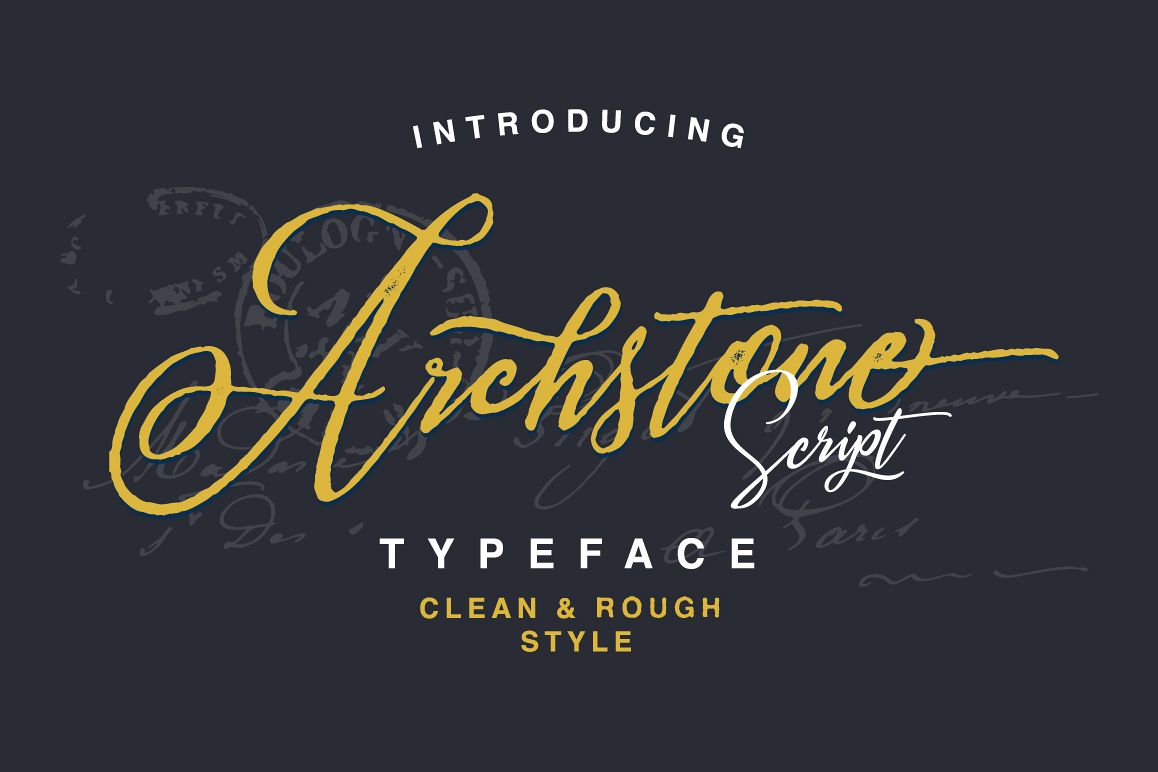 Archstone Typeface example image