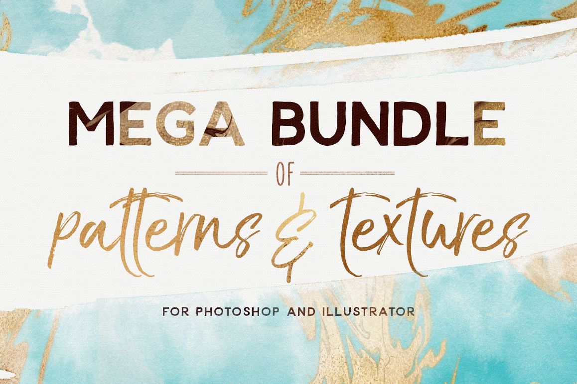 Mega Bundle Patterns and Textures example image