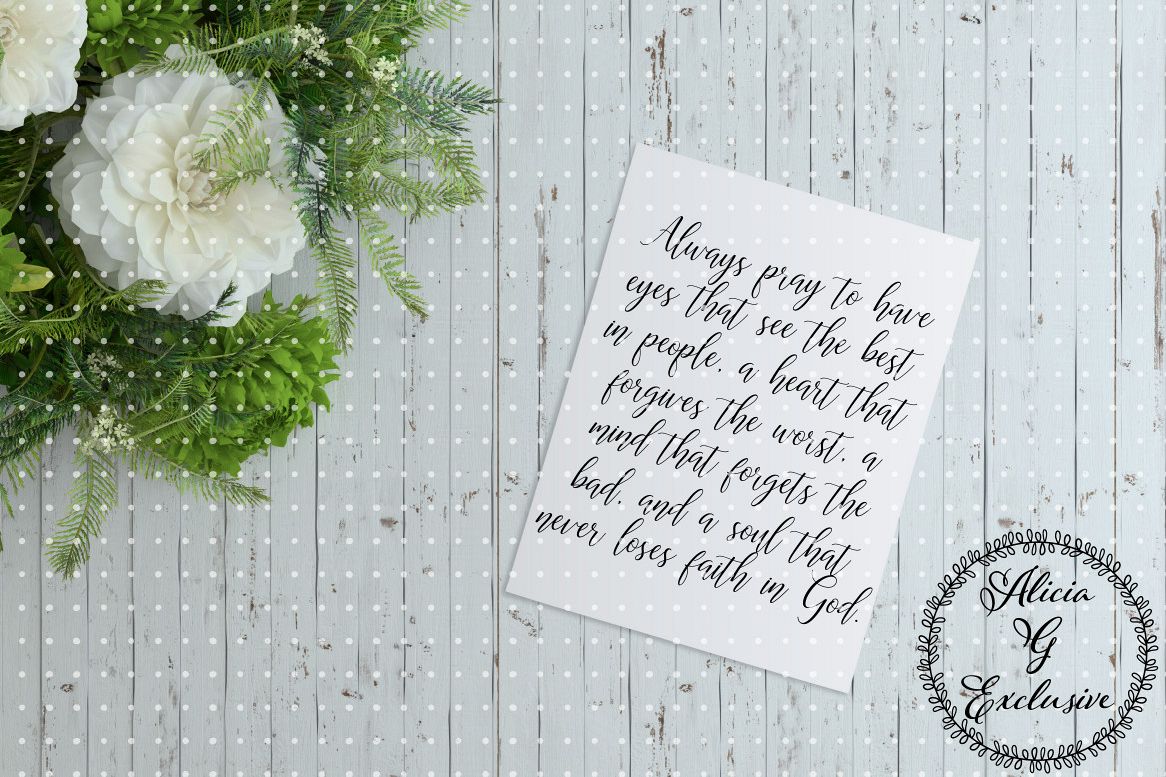 Always Pray example image