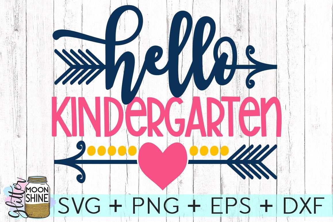 Download Hello Kindergarten SVG DXF PNG EPS Cutt | Design Bundles