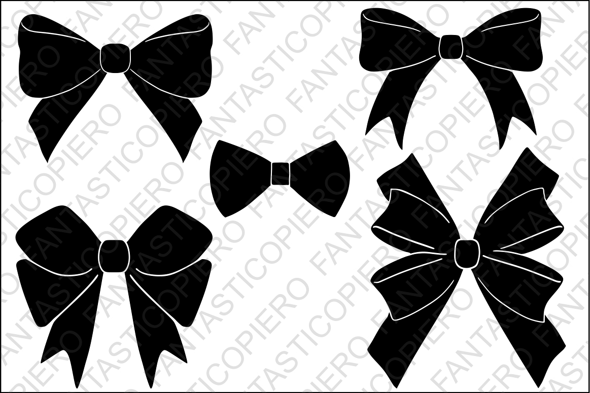 Download Bows SVG files for Silhouette Cameo and | Design Bundles