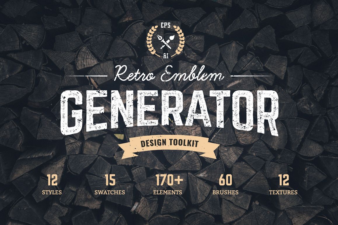 Logo Maker | Retro Emblem Generator example image