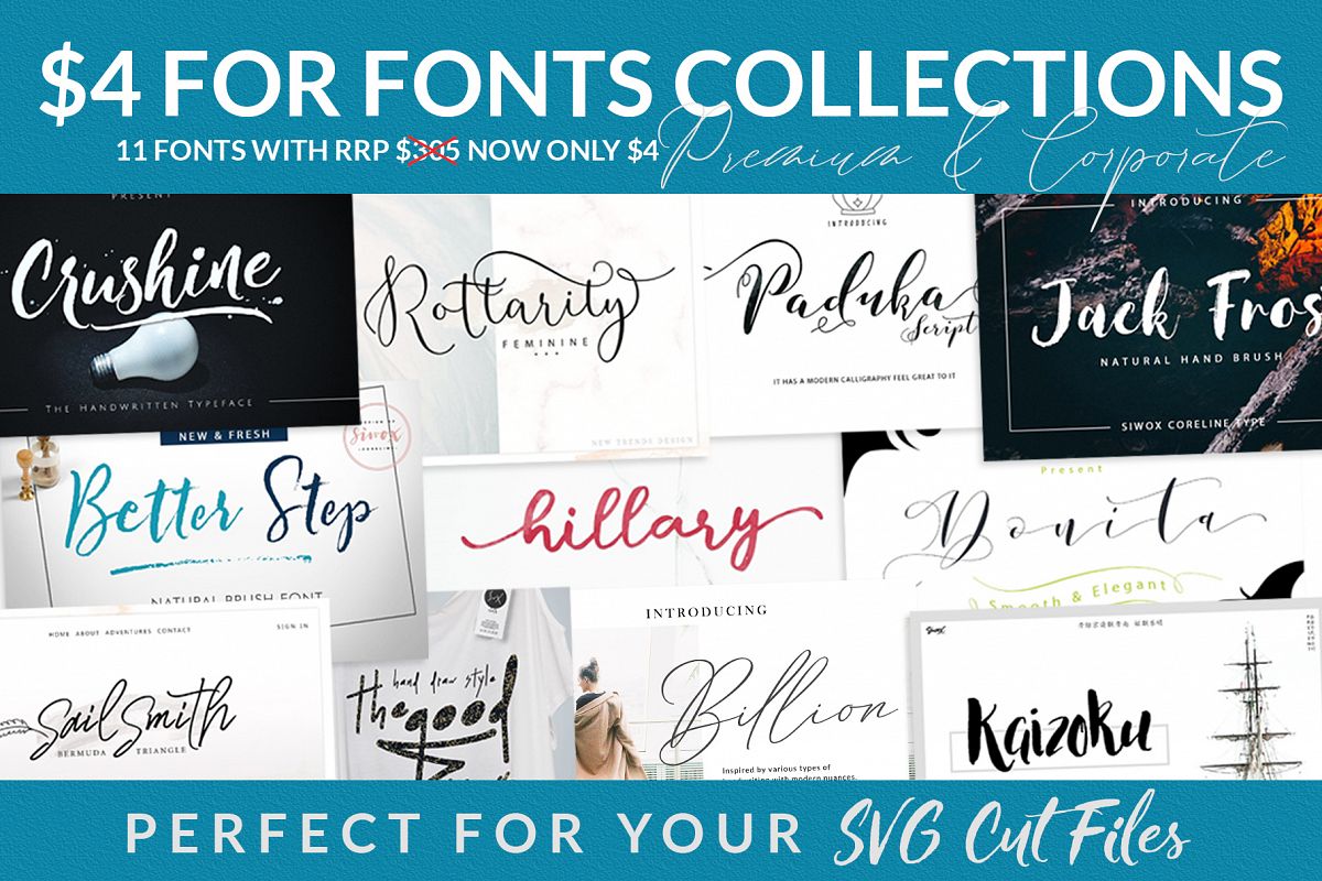 $4 For Fonts Collections (Limited Time) example image