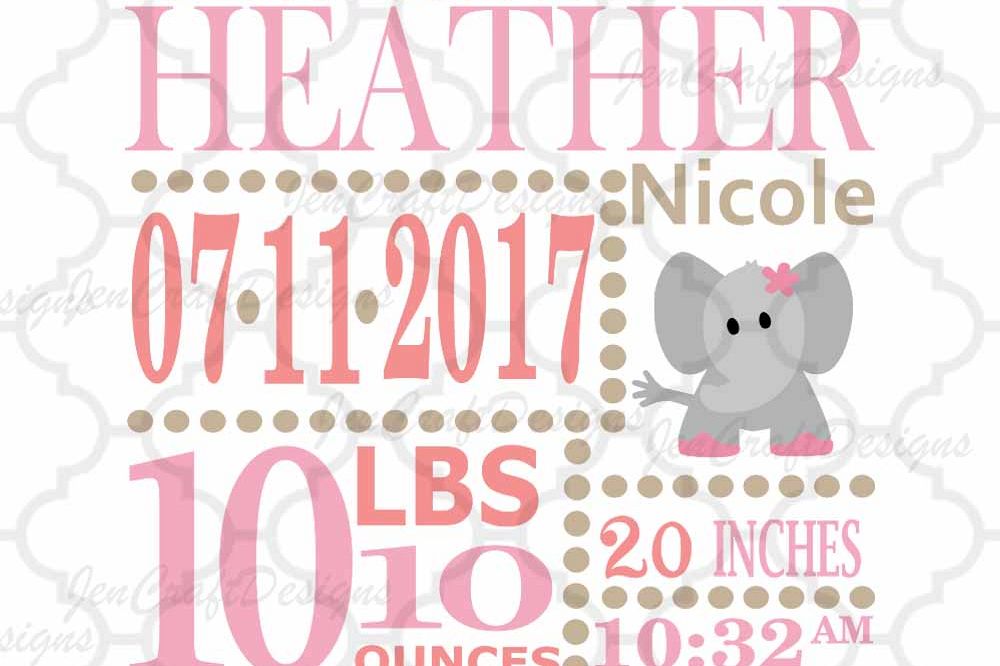 Free Free 242 Baby Birth Announcement Svg SVG PNG EPS DXF File