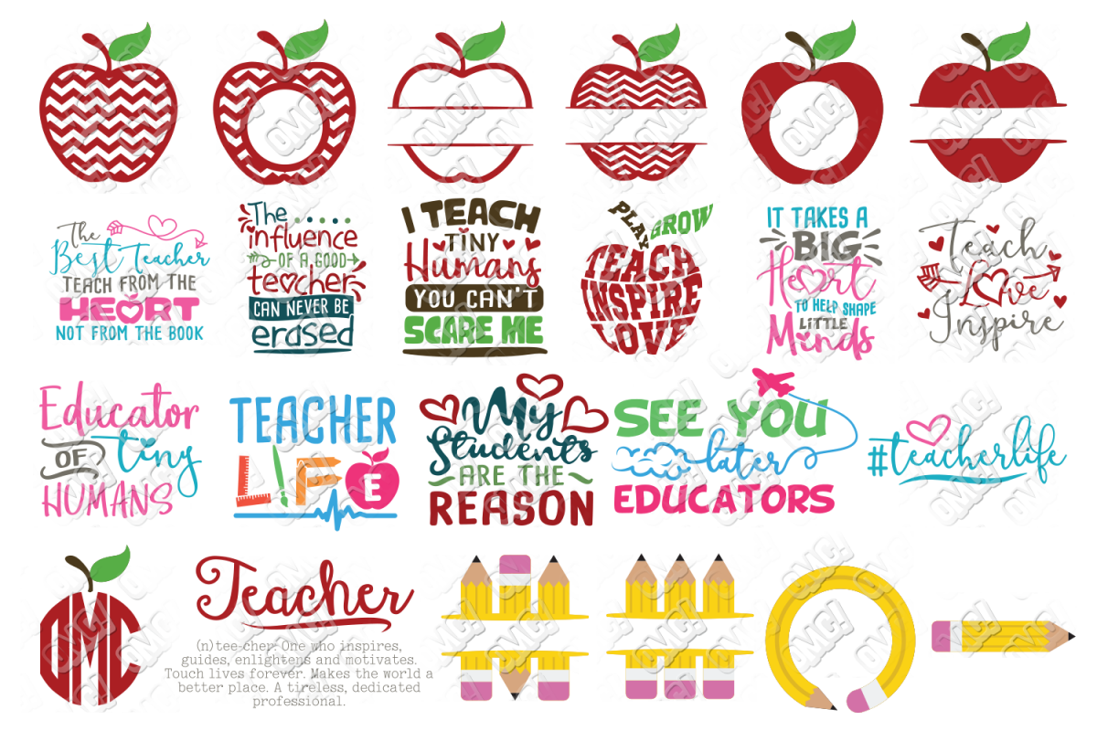 Teacher SVG Bundle in SVG/DXF/PNG/JPEG/ | Design Bundles