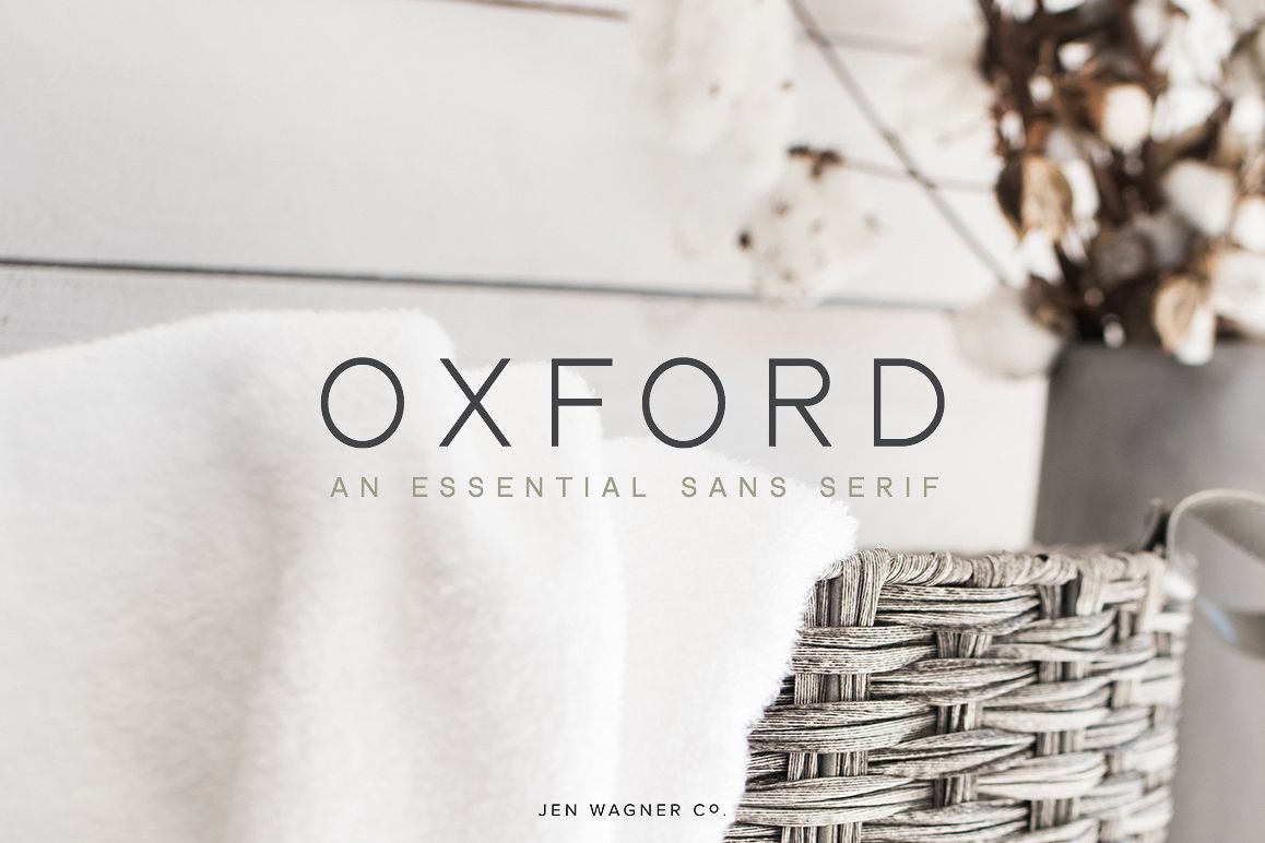 Oxford | An Essential Sans Serif example image