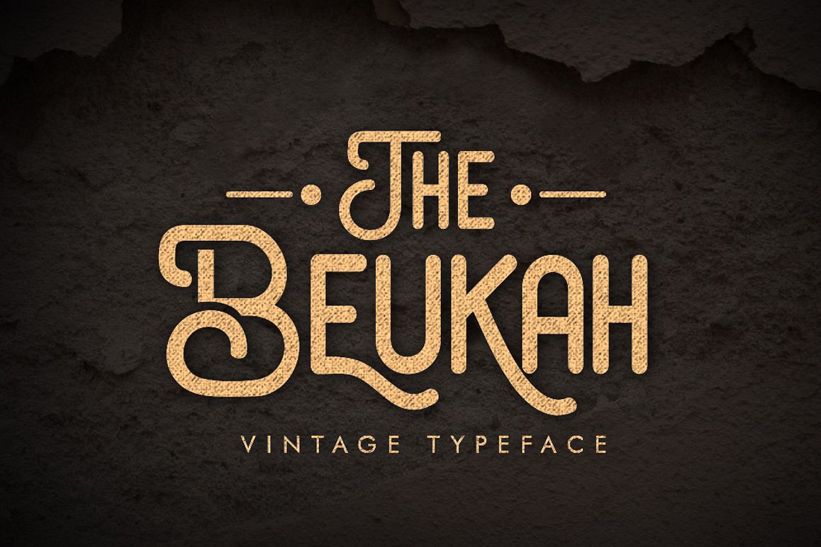 The Beukah (Duo Font) example image