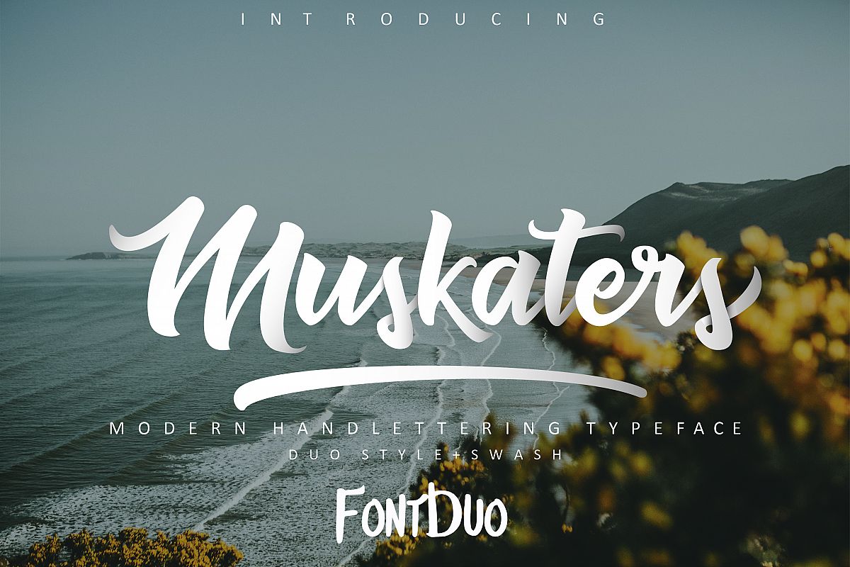 Muskaters. duo style + font bonus example image