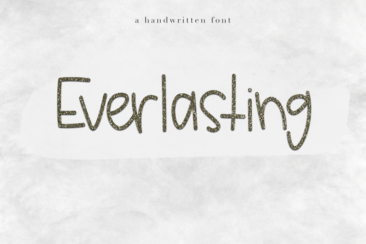 Everlasting - Handwritten Font example image