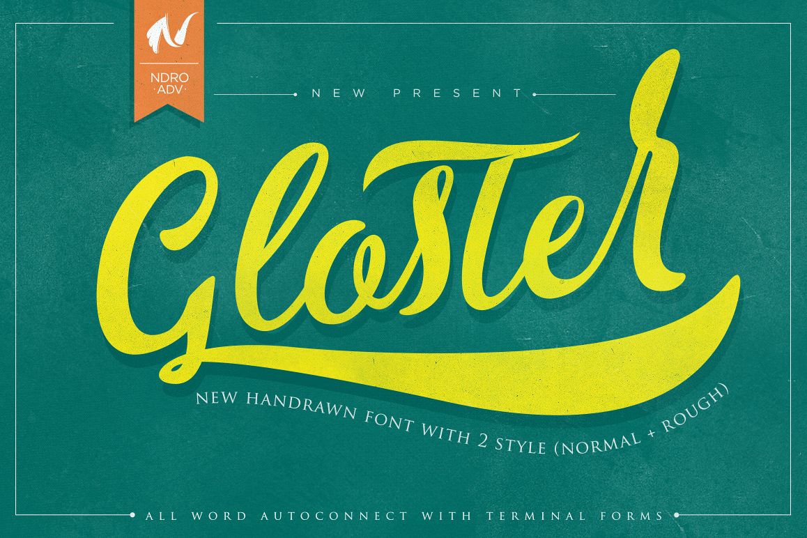 Gloster Typeface example image