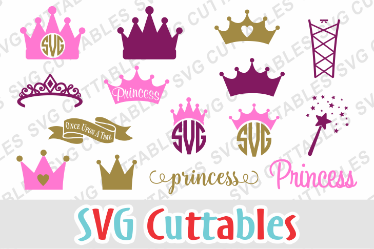 Princess Crown Set of 15 example image