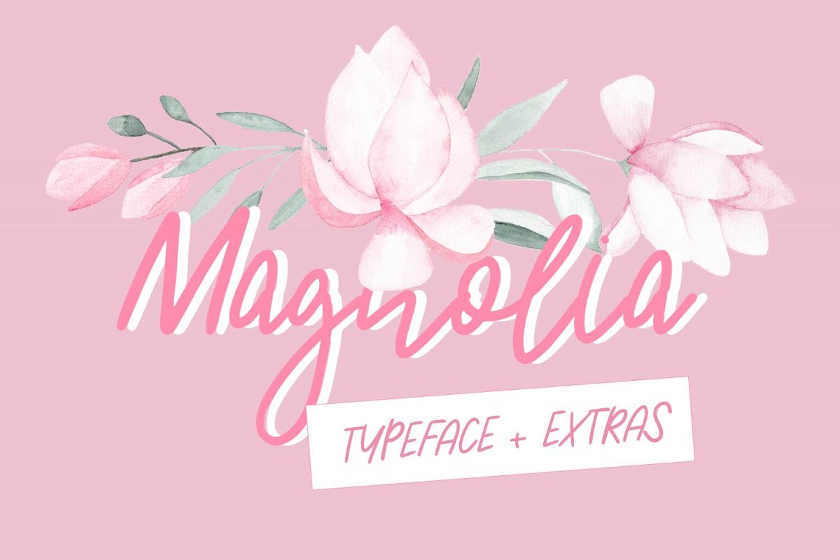 Magnolia Typeface example image