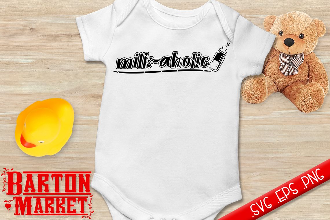 Milk-aholic V1 SVG / EPS / PNG example image