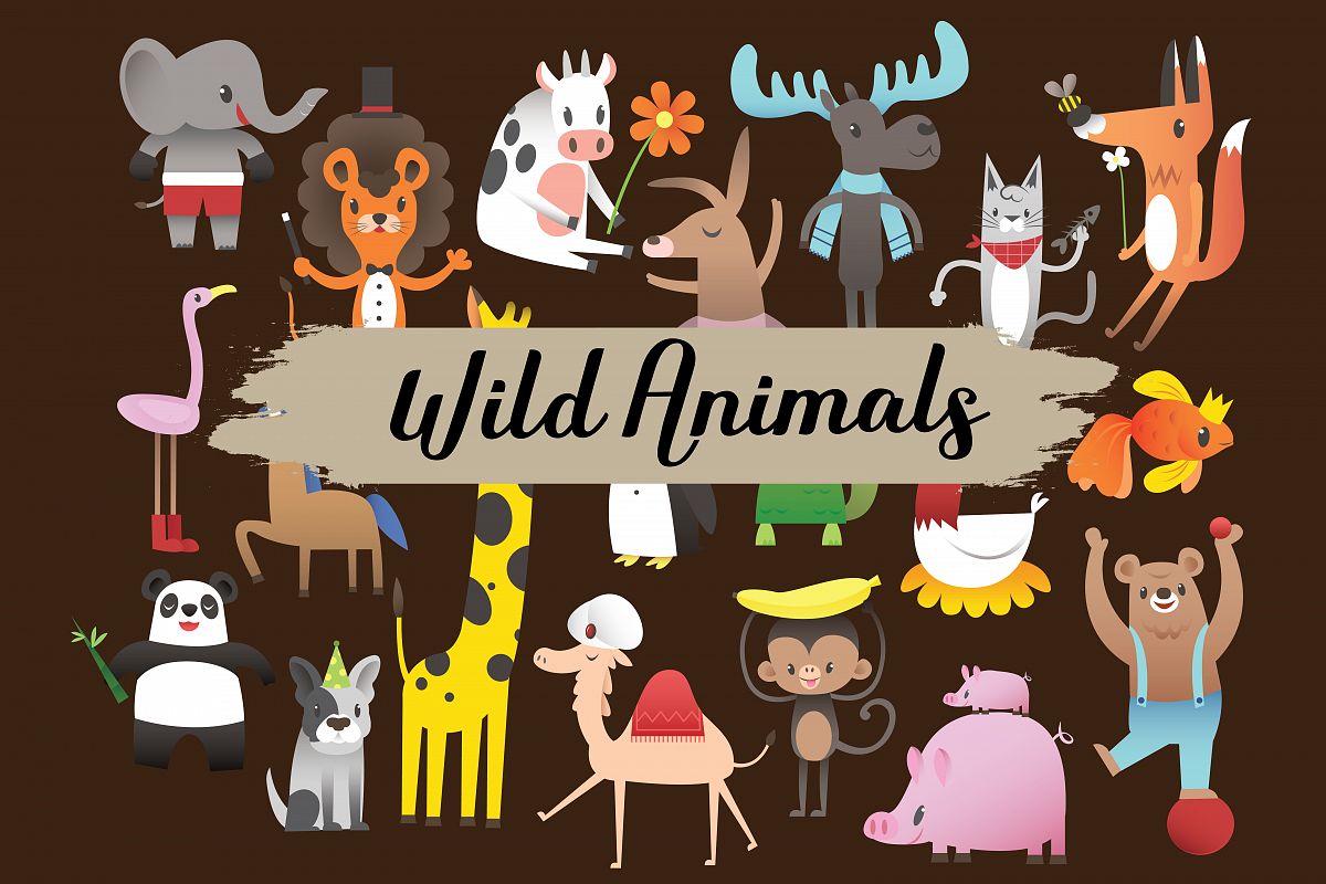wild animals,wild animals,forest animals,forest,animals,animal,fox,owl,bear,kawaii example image