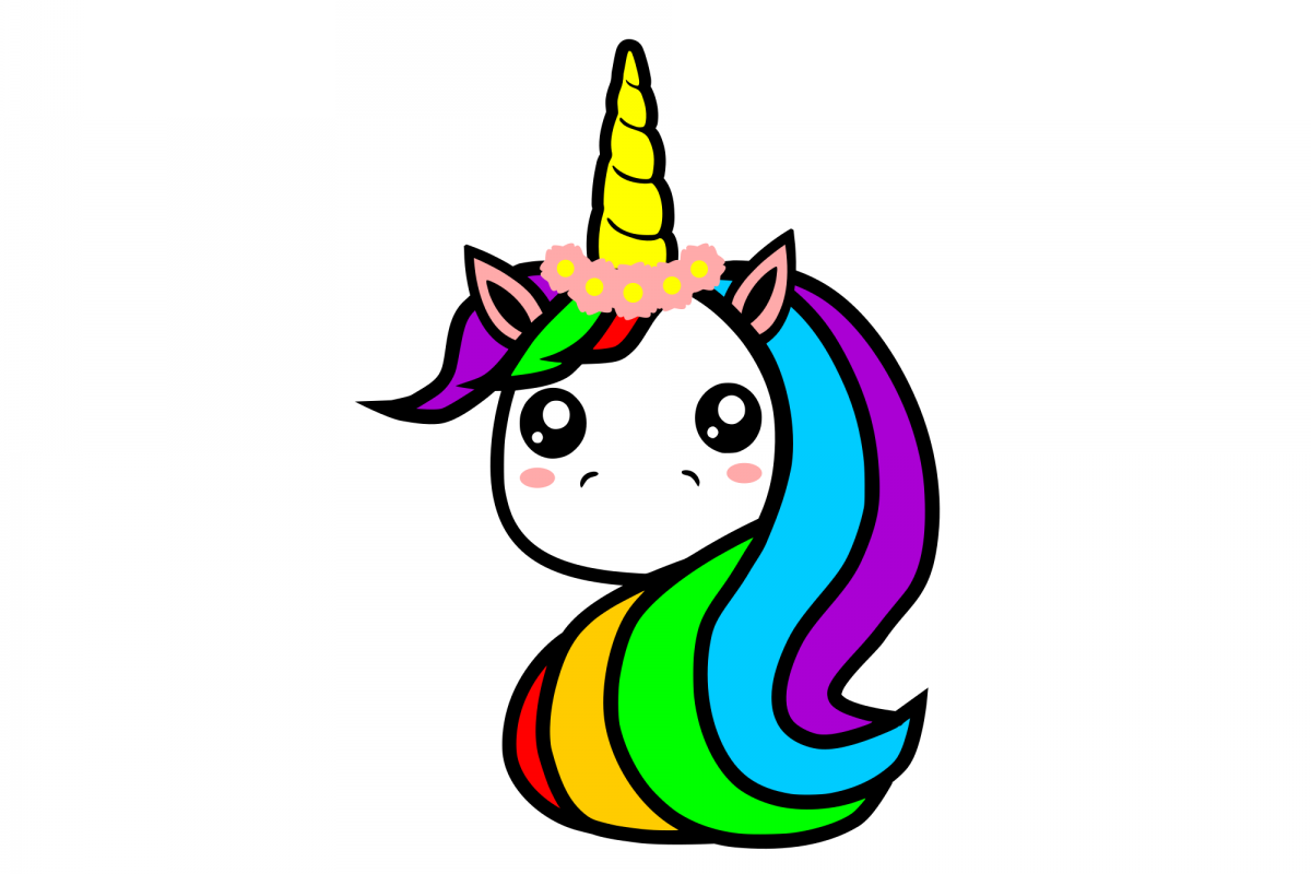 Download Cute Unicorn SVG by Crystalline Design | Design Bundles