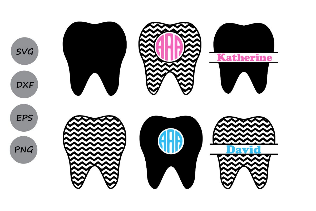 Download Tooth SVG, Tooth Monogram SVG, Teeth SV | Design Bundles