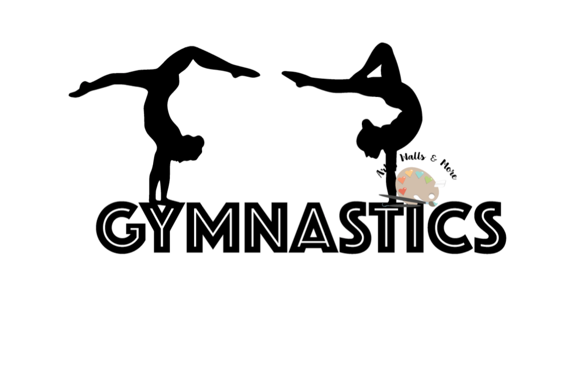 Gymnastics svg cut file, gymnast silhou Design Bundles