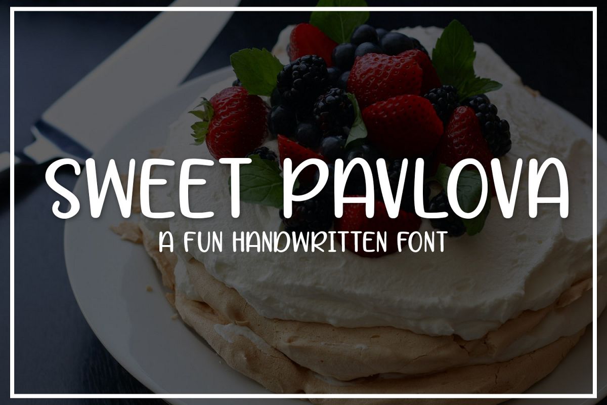 Sweet Pavlova example image