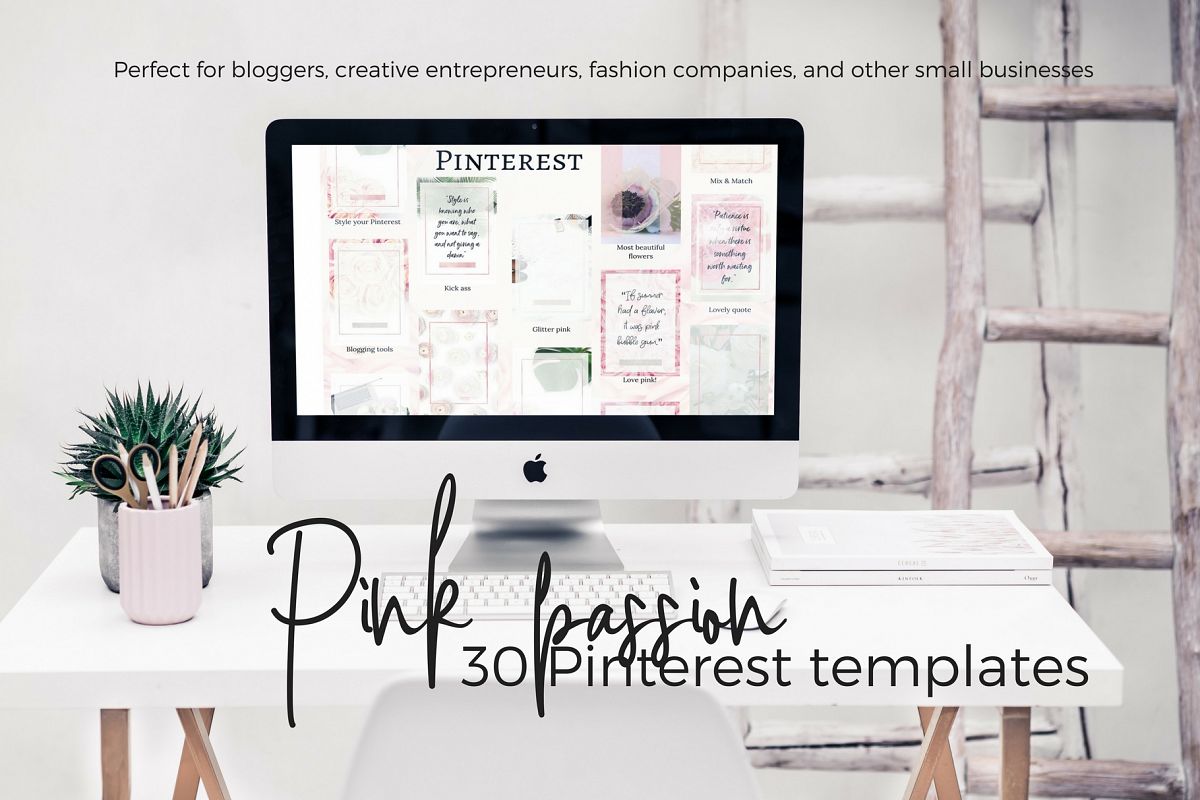 Pinterest templates- Pink passion example image