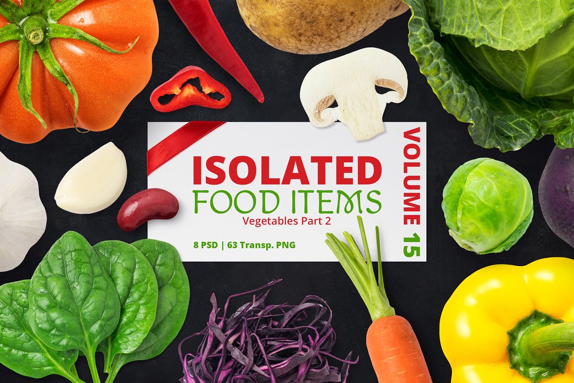 Isolated Food Items Vol.15 example image
