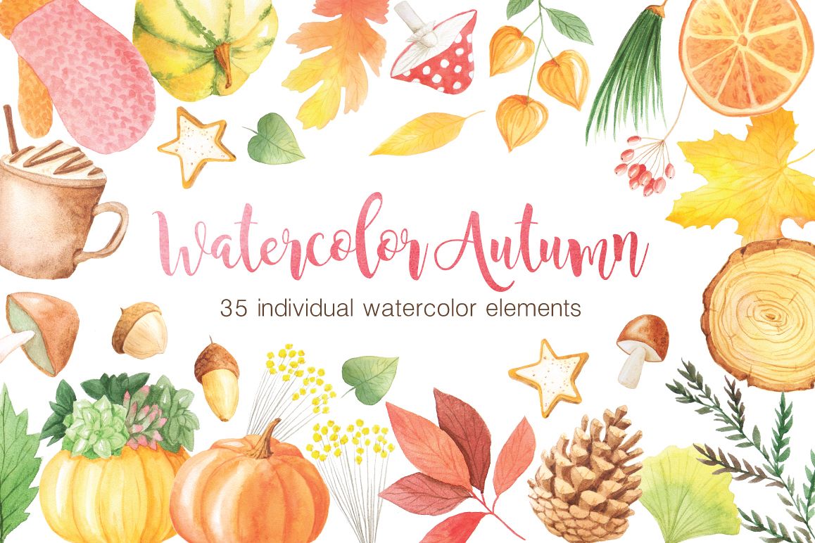 The Watercolor Autumn Collection example image