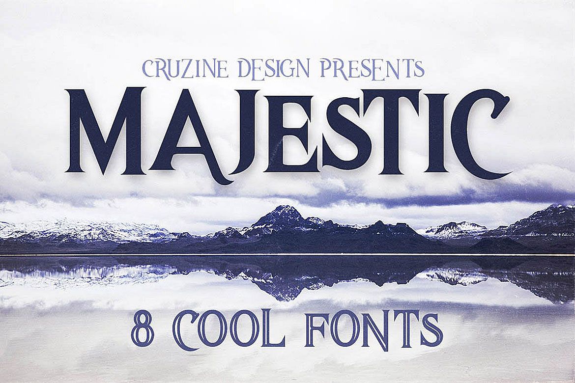 Majestic Typeface example image