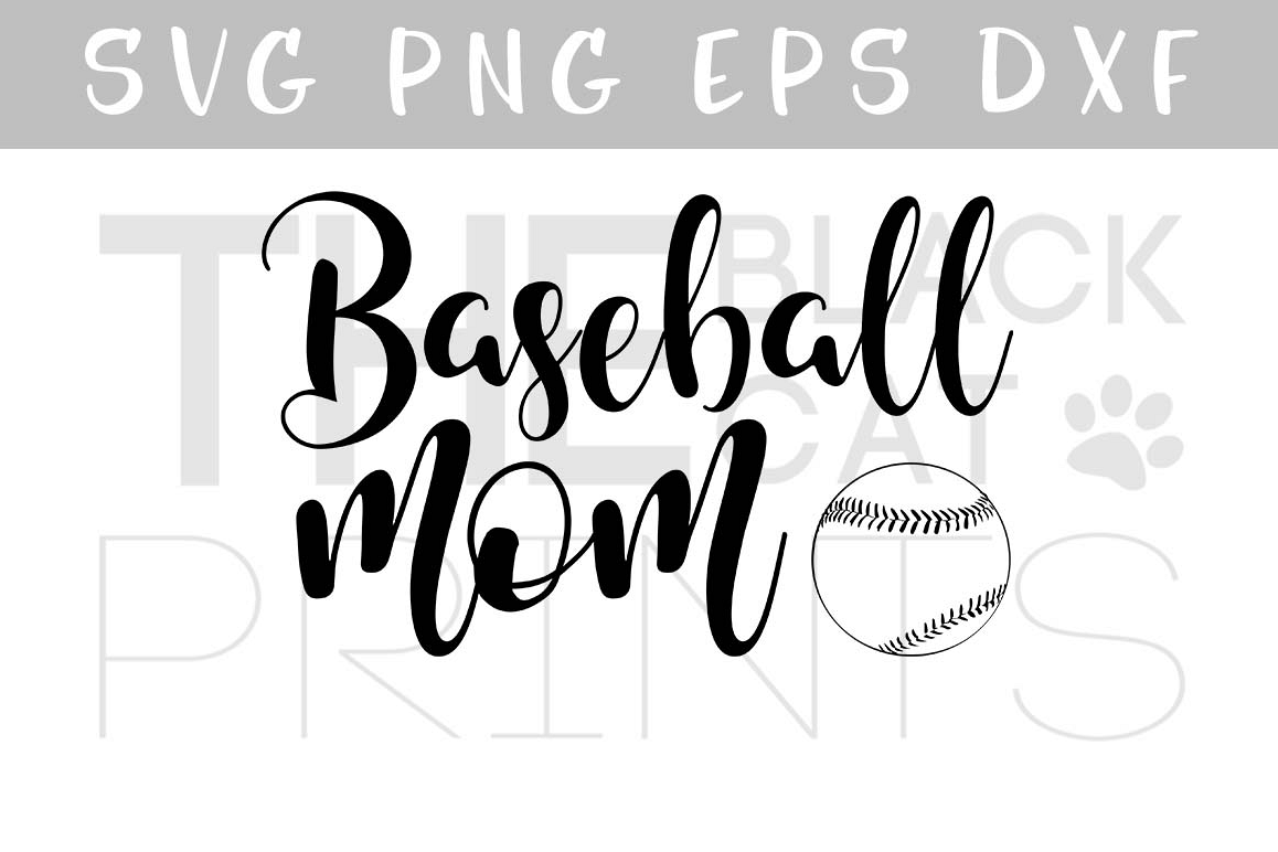 Download Baseball mom SVG PNG EPS DXF Baseball s | Design Bundles